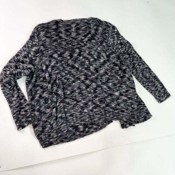 LOGO Lori Goldstein Eyelash Cardigan Womens 4X Open Front Pocketed Ribbed Trim - Picture 7 of 9